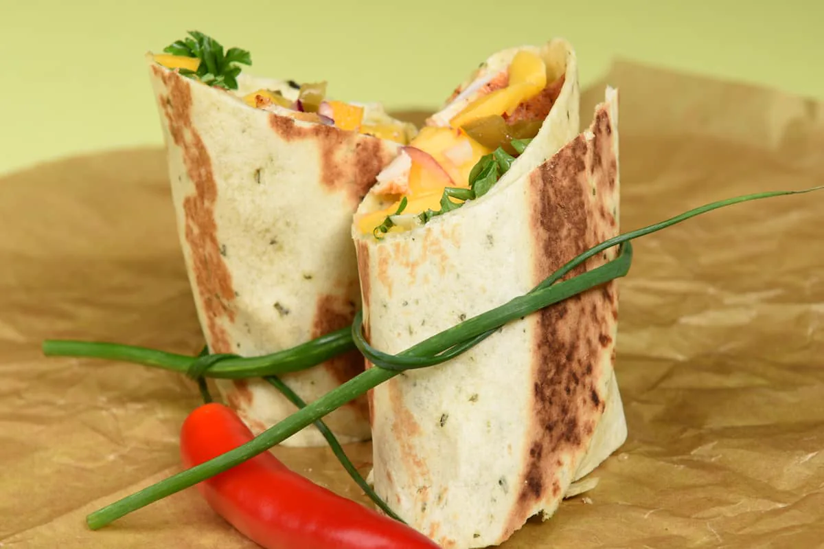 Wraps s mangom