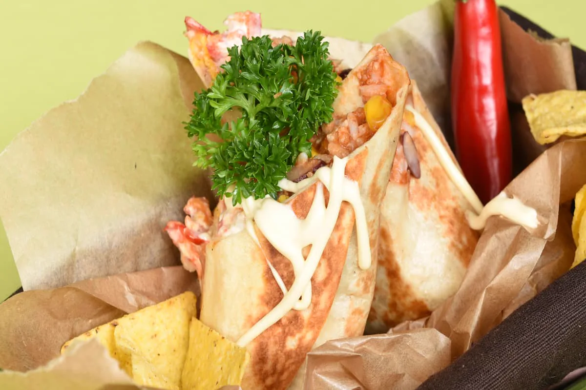 Burrito s pikantnou plnkou