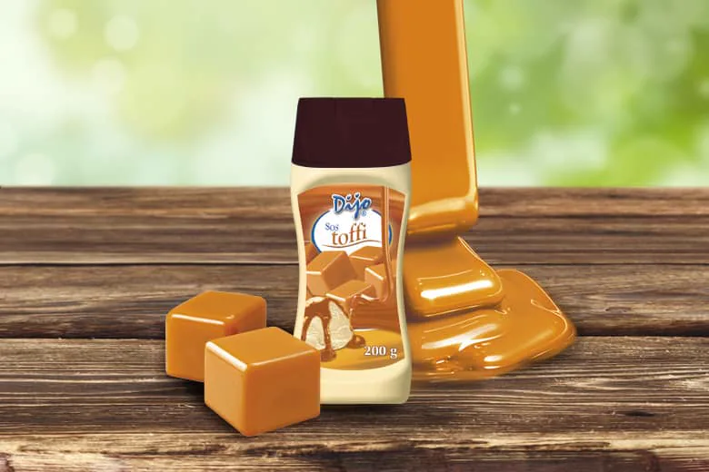 Karamelový topping – detailný záber 2