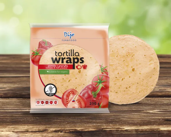 Tortilla Wraps paradajka-paprika