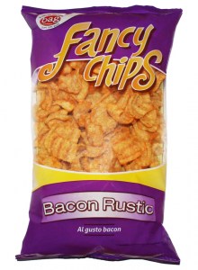 Fancy chips Bacon Rustic